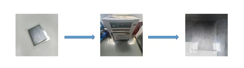 High-Temperature Aging Test for Graphene pad High-Temperature Aging Test for Graphene pad